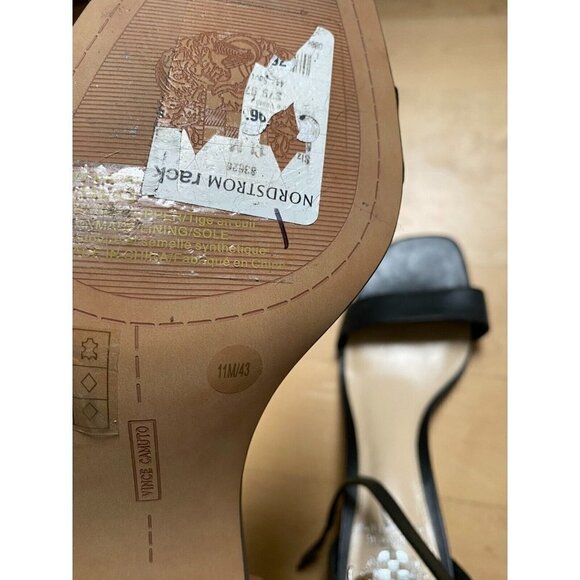 Vince Camuto "Margry" black Block Heel Ankle Strap Women New Sandal - Picture 8 of 8